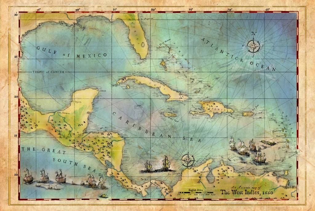 the pirate caribbean hunt map of libertatia